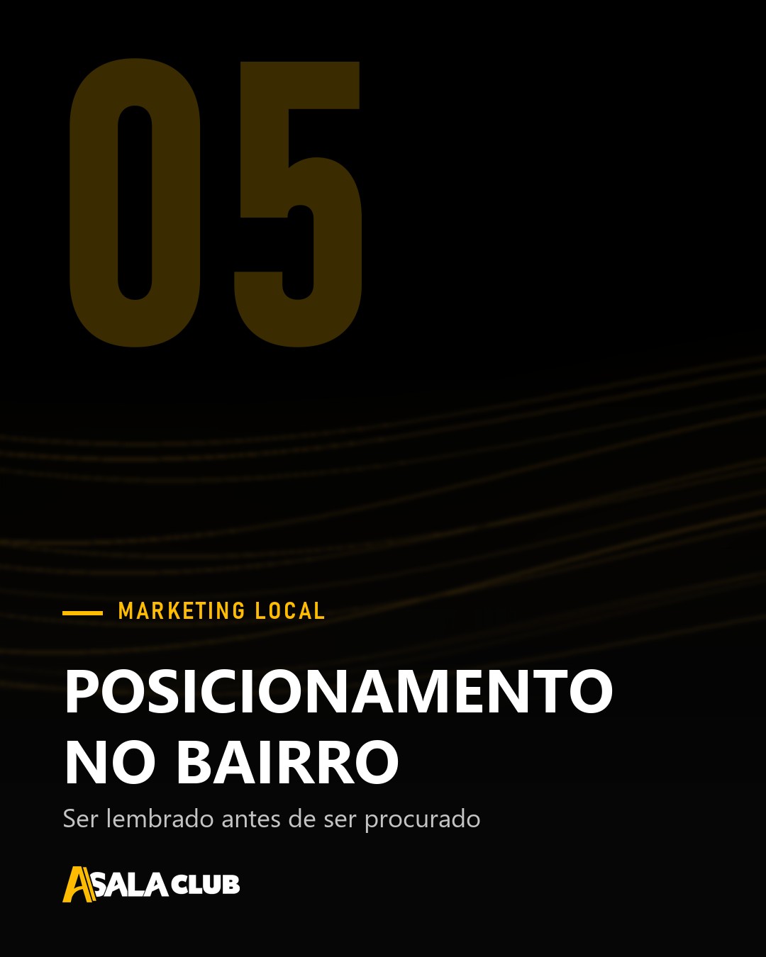 Aula 05: Posicionamento do provedor no bairro
